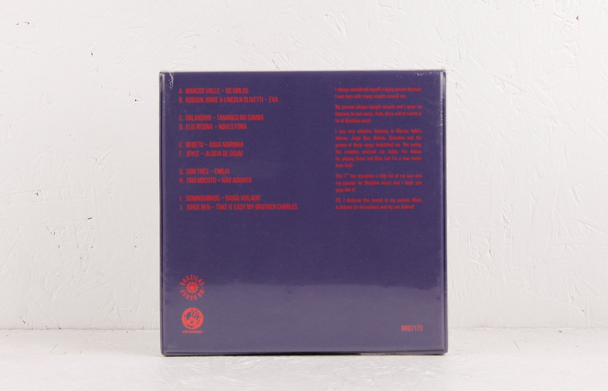 Brazil 45 Boxset Curated By DJ Marky – 5 x 7" Vinyl