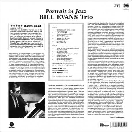 Bill Evans Trio — Portrait In Jazz
