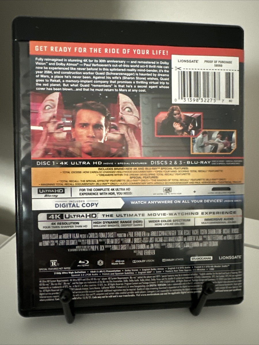 Total Recall (30th Anniversary) [4K + Blu-ray + Digital] [4K UHD] (Staff Pick)