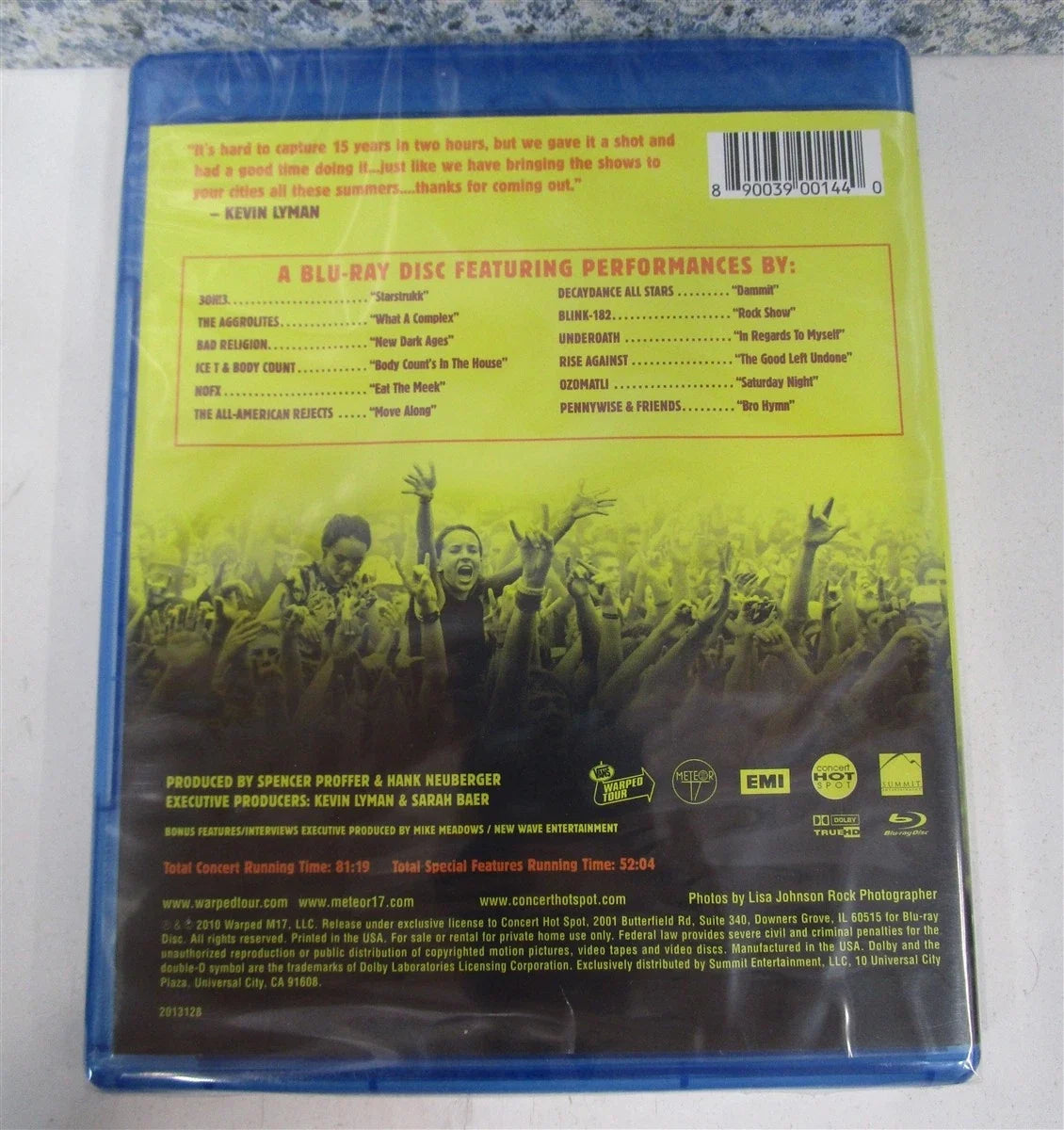 The Vans Warped Tour 15th Anniversary Blu-ray (Staff Pick)