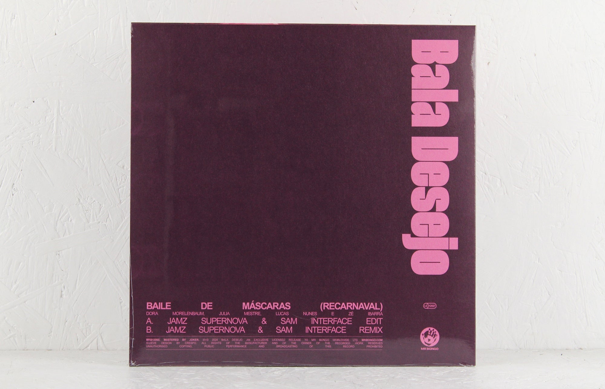 Baile De Máscaras (Jamz Supernova & Sam Interface Edit) – Vinyl 12"
