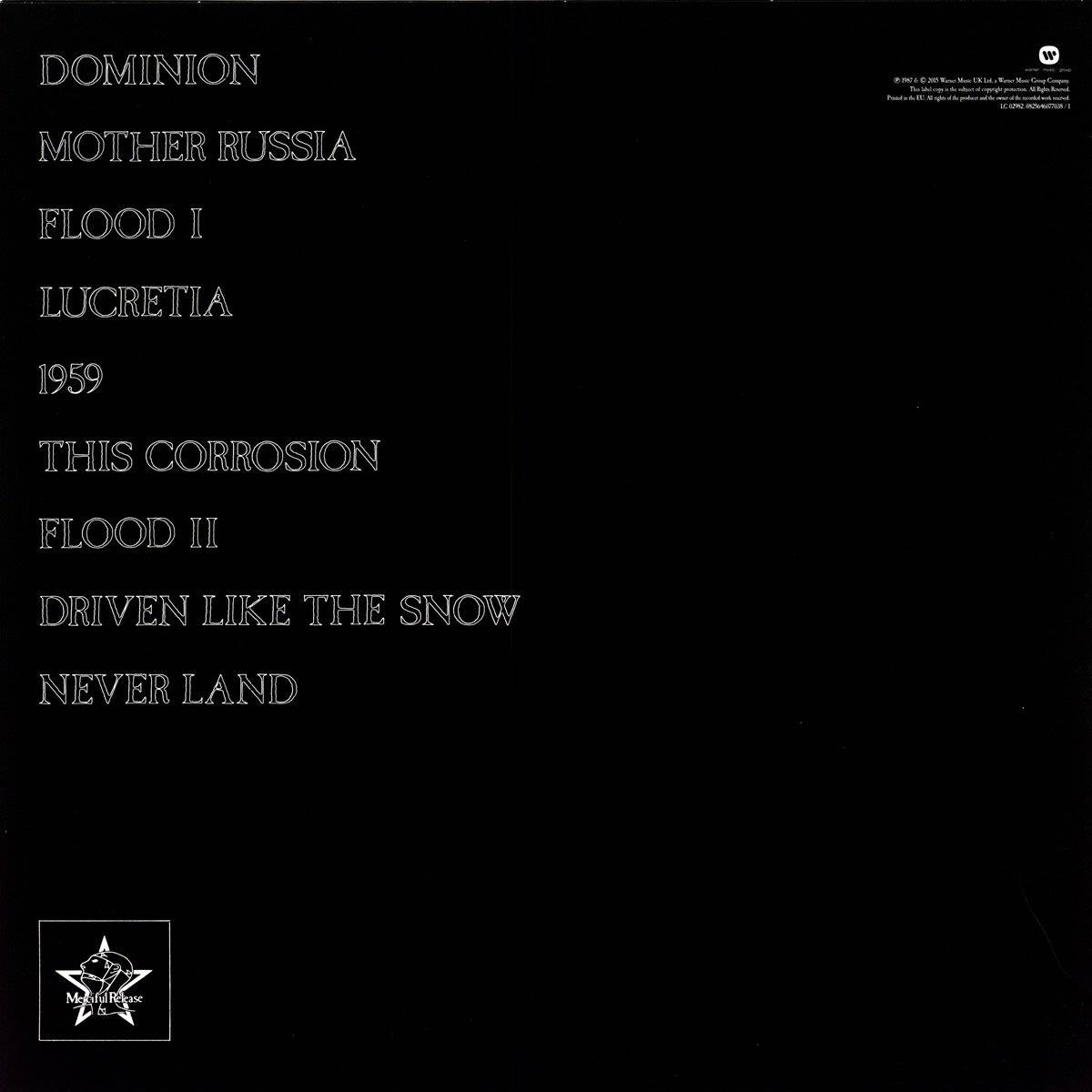 Sisters of Mercy — Floodland