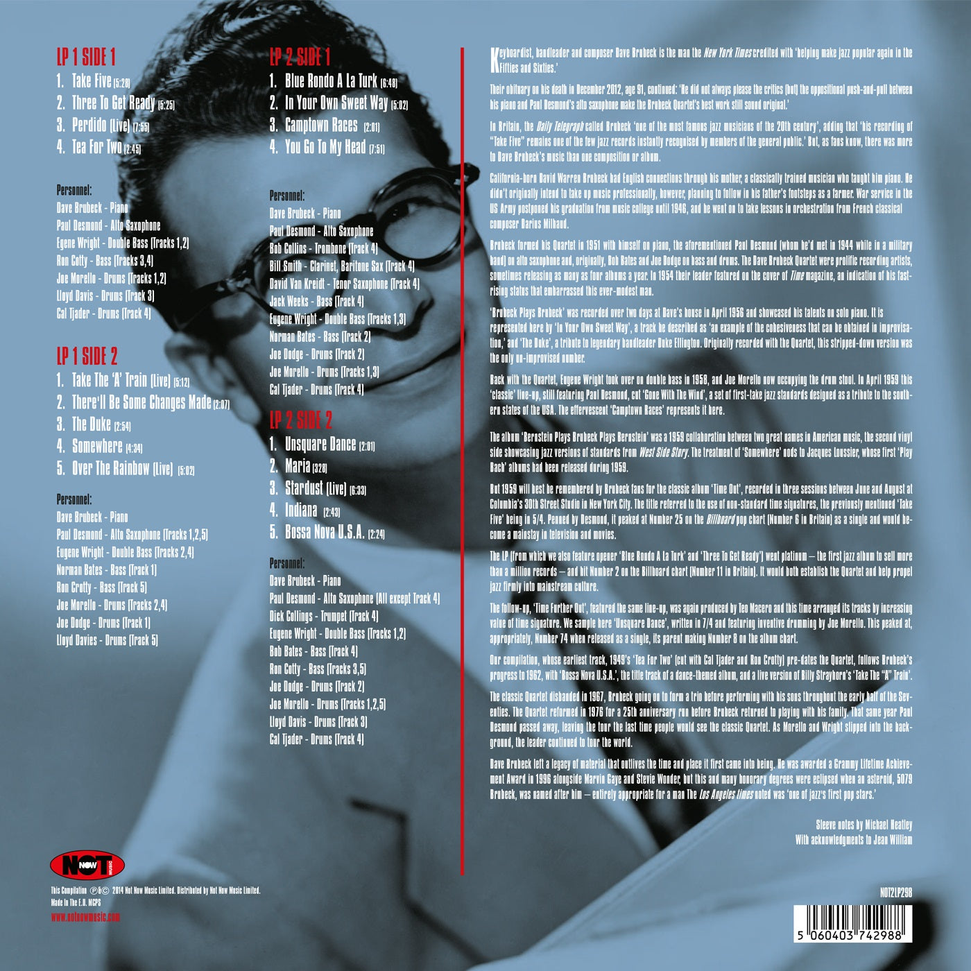 Dave Brubeck — The Very Best Of (2-LP)